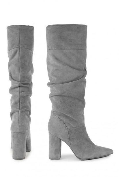 Fashionable Suede High-Heel Over-the-Knee Boots For Women